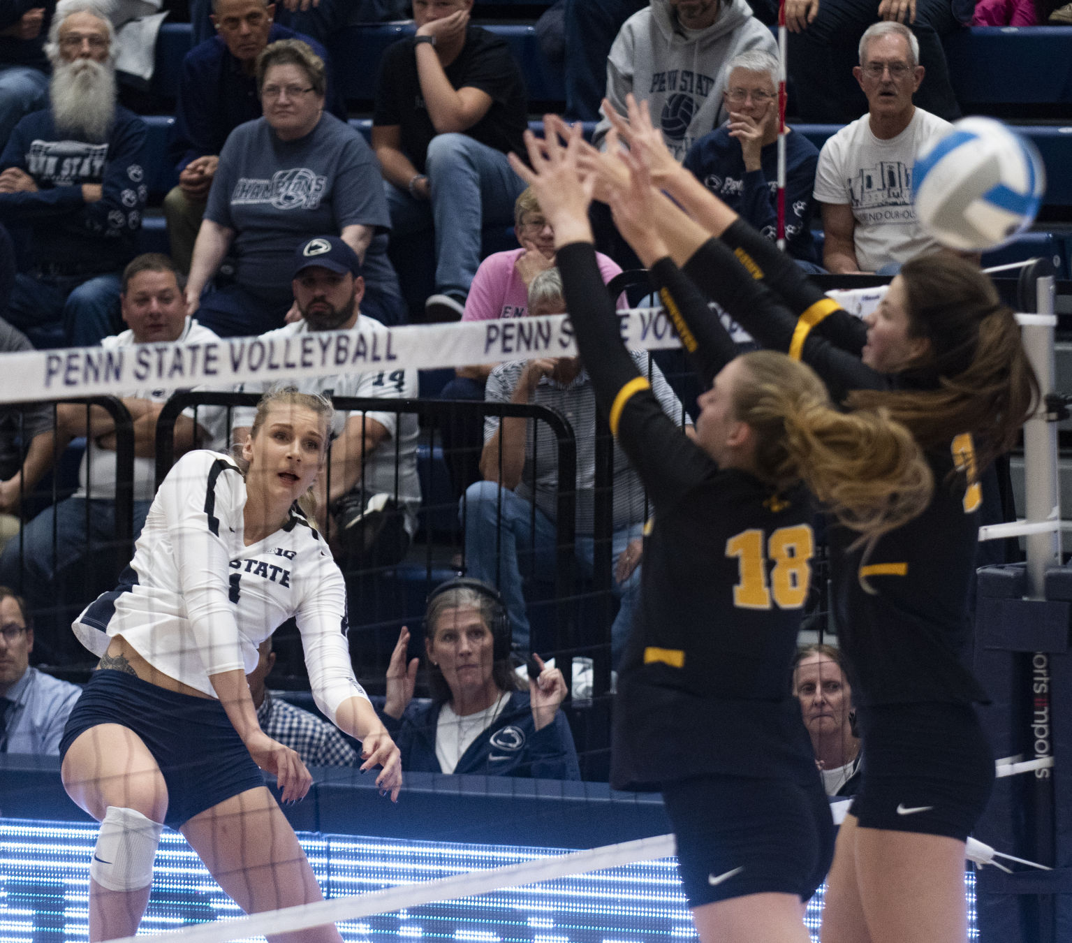 Women's Volleyball vs. Iowa, Gorrell (11)